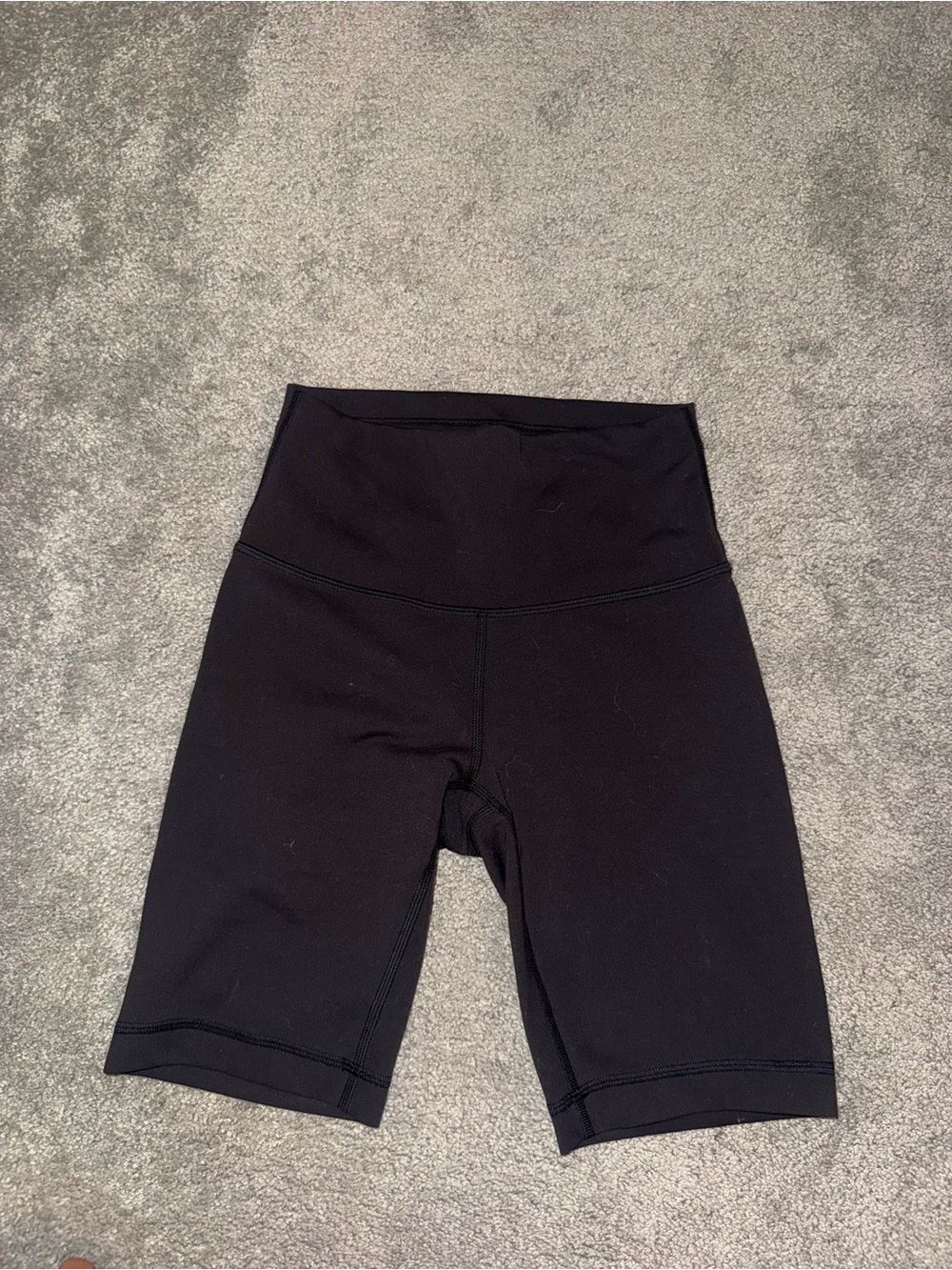 High-Waist Black Women’s Bike Shorts
